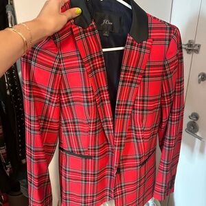 J Crew Plaid Blazer